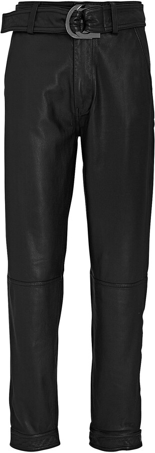 j brand jonah leather pant