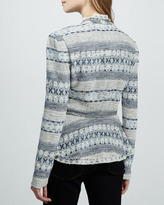 Thumbnail for your product : Rebecca Taylor Chain-Trim Tweed Jacket
