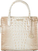 Thumbnail for your product : Brahmin Small Caroline Melbourne Embossed Leather Satchel