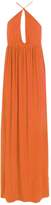 Thumbnail for your product : boohoo Plunge Front Floor Sweeping Maxi Dress