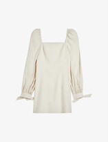 Thumbnail for your product : Ted Baker Britnie linen-blend mini dress