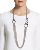 Thumbnail for your product : Chico's Lainie Long Silver Chain Necklace