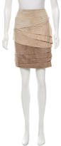 Thumbnail for your product : Ralph Lauren Black Label Tiered Suede Skirt