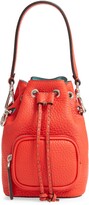 Thumbnail for your product : Fendi Mini Mon Tresor Logo Leather Bucket Bag