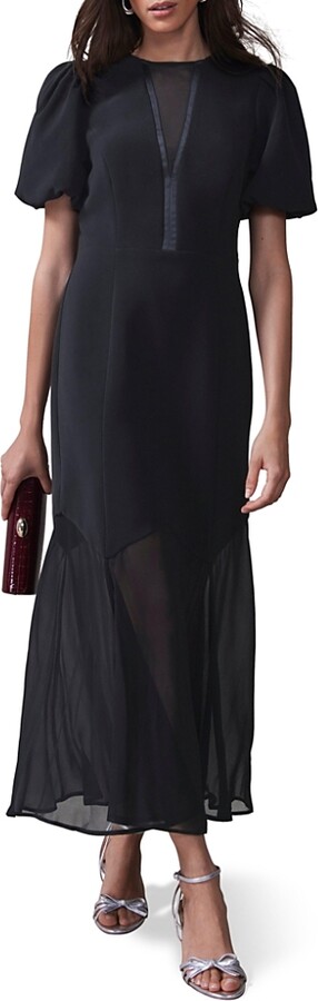 Mint Velvet Women's Puff Sleeve Maxi Dress