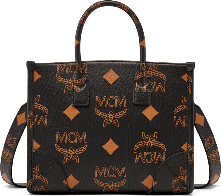MCM large Munchen bandana-print tote bag - ShopStyle
