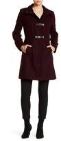 Thumbnail for your product : Kenneth Cole New York Wool Blend Peacoat With Stand Up Collar