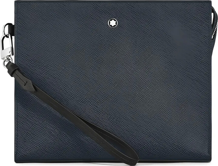 Montblanc Sartorial leather square-shape clutch bag