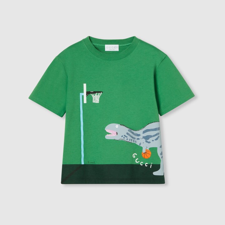 Gucci Children's cotton T-shirt with print