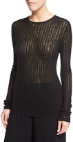 Thumbnail for your product : The Row Catalina Long-Sleeve Mesh Sweater, Black