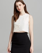 Thumbnail for your product : Elizabeth and James Top - Vinique Coated Lace
