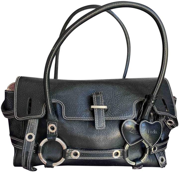 Luella Black Leather Handbags - ShopStyle Bags