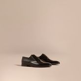 Thumbnail for your product : Burberry Polished Leather Lace-up Evening Shoes