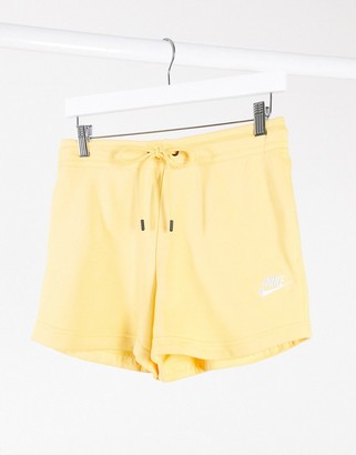 nike premium tonal shorts in beige