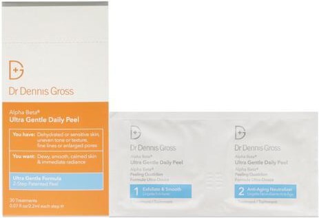 Dr. Dennis Gross Skincare Alpha Beta Peel Ultra Gentle Daily Peel by for Unisex - 30 Packs Pads