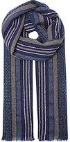 Thumbnail for your product : Boglioli Woollen stripe scarf - for Men