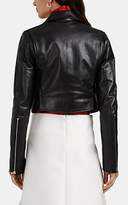 Thumbnail for your product : Bottega Veneta Women's Leather Crop Moto Jacket - Black