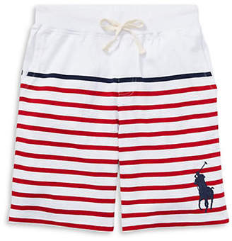 Ralph Lauren CHILDRENSWEAR Striped Cotton Jersey Shorts