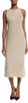 Thumbnail for your product : The Row Kira Sleeveless Cashmere Midi Dress, Alabaster Melange