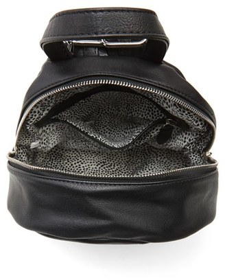 Sole Society 'Prescott' Grommet Faux Leather Backpack - Black