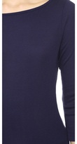 Thumbnail for your product : Three Dots 2x1 Rib Boat Neck Tee