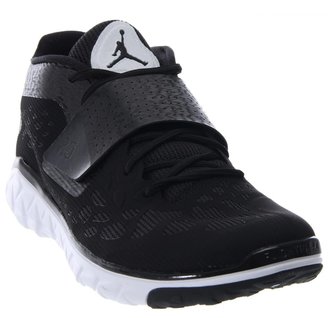 Jordan Nike Men's Flight Flex Trainer 2 White/Black/White Basketball Shoe 9.5 Men US