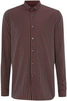 Thumbnail for your product : Peter Werth Men's Florey micro collar check shirt