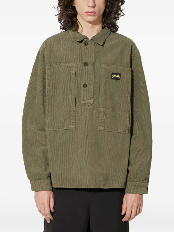 Stan Ray Corduroy Chest-Pocket Polo Shirt