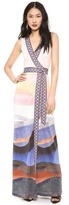 Thumbnail for your product : Diane von Furstenberg New Yahzi Wrap Maxi Dress