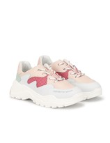 Thumbnail for your product : Emporio Armani Kids Contrasting Panel Sneakers