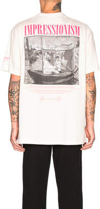 Off-White Boat Tee in Off White & Multi | FWRD