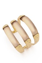 Thumbnail for your product : Alexis Bittar Crystal Embellished Stacked Cuff Bracelet