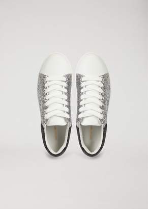 Emporio Armani Glittery Sneakers