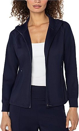 Liverpool Los Angeles Tech Knit Full Zip Seamed Jacket