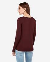 Thumbnail for your product : Express One Eleven Strappy V-Neck Easy Tee