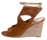 Thumbnail for your product : Aquazzura Sexy Thing Suede Wedges
