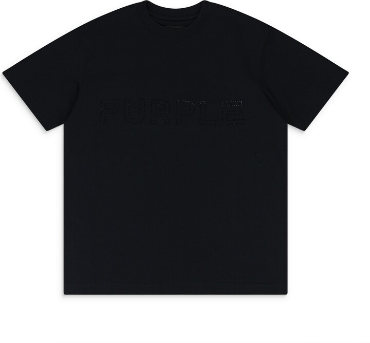 Purple Brand Black Mercerized Jersey Ss Tee T-Shirt