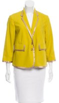 Thumbnail for your product : Robert Rodriguez Two-Tone Silk Blazer