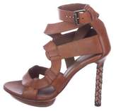 Thumbnail for your product : Bottega Veneta Leather Strap Sandals