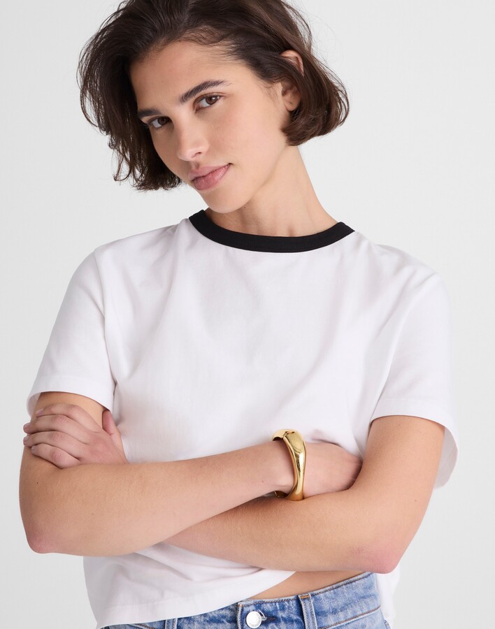Madewell The Perfect Crewneck Tee in Allday Cotton