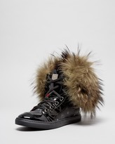 Thumbnail for your product : MCM Lace Up High Top Sneakers