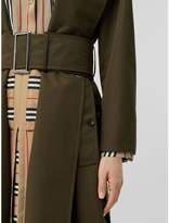 Thumbnail for your product : Burberry Side-slit Cotton Gabardine Belted Coat