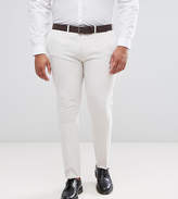 Thumbnail for your product : ASOS Design PLUS Super Skinny Smart Pants In Cream