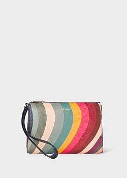 women's navy 'concertina swirl' leather cross-body bag Paul Smith Swirl Purse - ShopStyle UK