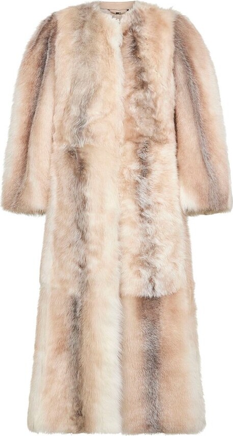 Fendi Fur Oversized Coat