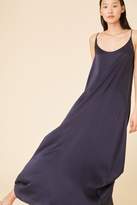 Thumbnail for your product : Mansur Gavriel Silk Charmeuse Flowy Slip Dress - Blu