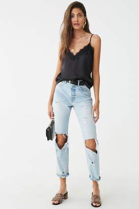 forever 21 lace trim cami
