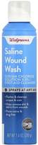 Saline wound wash