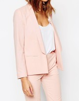 Thumbnail for your product : ASOS Petite PETITE Jacket In Crepe with Skinny Lapel