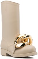 Thumbnail for your product : J.W.Anderson Maxi Chain low heel boots